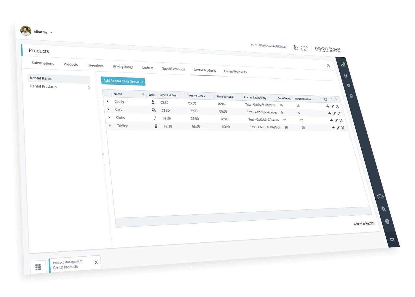 reservations-rental Albatros rental reservations